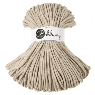 Bobbiny Premium 5 mm Beige – bavlněná šňůra 100 m | Macramé a háčkování