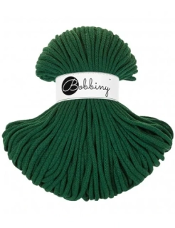 Bobbiny Premium 5 mm Pine green – bavlněná šňůra 100 m | Macramé a háčkování