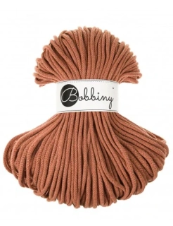 Bobbiny Premium 5 mm Terracotta – bavlněná šňůra 100 m | Macramé a háčkování