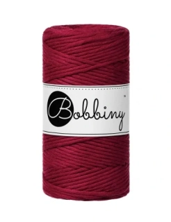 Bobbiny Macrame Regular 3mm - red velvet