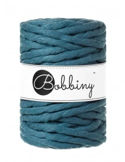 Bobbiny Macrame 9mm - peacock blue