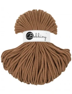 Bobbiny Premium 5 mm Caramel – bavlněná šňůra 100 m | Macramé a háčkování