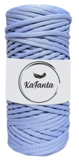 Polyesterová příze plochá 3mm/100m baby blue