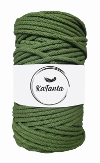 Bavlněná šňůra KaFanta 5 mm - avokádo