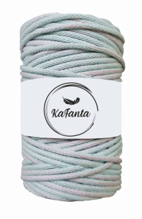 Bavlněná šňůra KaFanta 5 mm - pastel mix