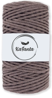 Bavlněná šňůra KaFanta 3 mm - mokka