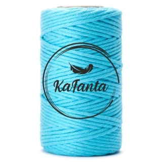 Macrame příze KaFanta PREMIUM 5mm/100m - aqua