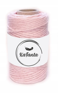 Macrame příze KaFanta 2mm/60m - růžová