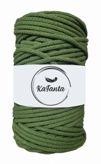 Bavlněná šňůra KaFanta 3 mm - avokádo