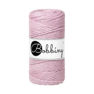 Bobbiny Macrame Regular 3mm - dusty rose
