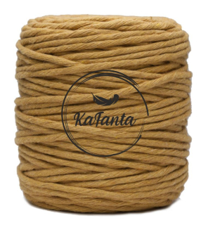 Macrame příze KaFanta 5mm/100m - horčice