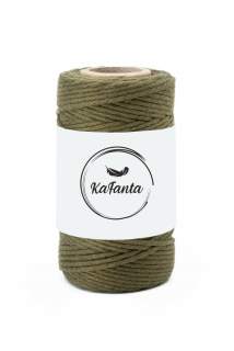 Macrame příze KaFanta PREMIUM 2mm/50m - khaki
