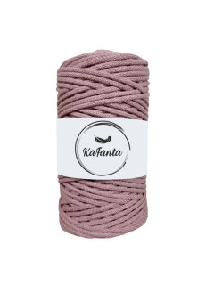 Bavlněná šňůra KaFanta 3 mm - starorůžová