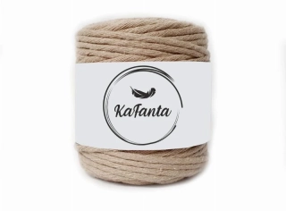 Macrame příze KaFanta 5mm/100m - béžová