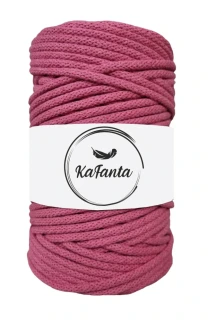 Bavlněná šňůra KaFanta 5 mm - magenta